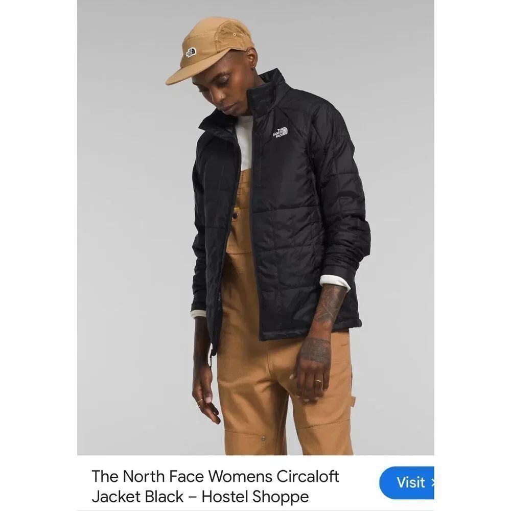the north face down insulated puffer jacket- thermoball xxl 2xl winter black tnf